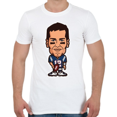 PRINTFASHION Brady - Férfi póló - Fehér