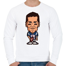 PRINTFASHION Brady - Férfi pulóver - Fehér