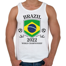 PRINTFASHION Brazil 2022 - Férfi atléta - Fehér