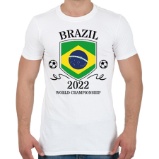 PRINTFASHION Brazil 2022 - Férfi póló - Fehér férfi póló