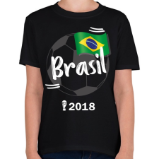 PRINTFASHION Brazília - Gyerek póló - Fekete gyerek póló