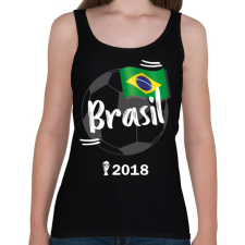 PRINTFASHION Brazília - Női atléta - Fekete női trikó