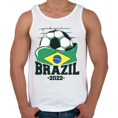 PRINTFASHION Brazilok 2022 - Férfi atléta - Fehér