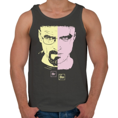 PRINTFASHION brBA - Férfi atléta - Sötétszürke
