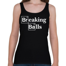 PRINTFASHION BrBalls - Női atléta - Fekete női trikó