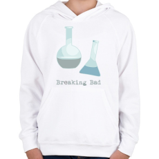 PRINTFASHION Breaking bad - Gyerek kapucnis pulóver - Fehér