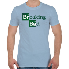 PRINTFASHION Breaking Bad Logo - Férfi póló - Világoskék férfi póló