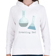 PRINTFASHION Breaking bad - Női kapucnis pulóver - Fehér