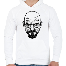 PRINTFASHION Breaking Bad Walter White - Férfi kapucnis pulóver - Fehér férfi pulóver, kardigán