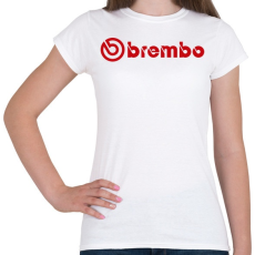 PRINTFASHION Brembo logo - Női póló - Fehér