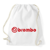 PRINTFASHION Brembo logo - Sportzsák, Tornazsák - Fehér