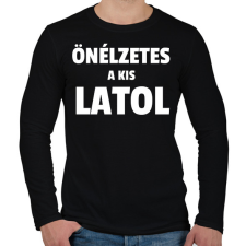 PRINTFASHION BRIAN ÉLETE  - Férfi hosszú ujjú póló - Fekete férfi póló