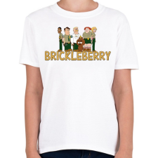 PRINTFASHION Brickleberry - Gyerek póló - Fehér gyerek póló