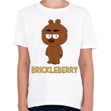 PRINTFASHION Brickleberry: Malloy - Gyerek póló - Fehér gyerek póló