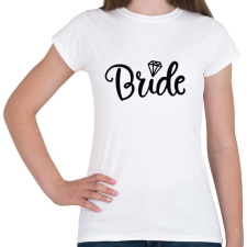 PRINTFASHION Bride - Női póló - Fehér női póló