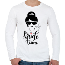 PRINTFASHION Bride Team 1 - Férfi hosszú ujjú póló - Fehér férfi póló