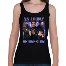 PRINTFASHION Bridgerton Anthony - Női atléta - Fekete