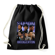 PRINTFASHION Bridgerton Simon - Sportzsák, Tornazsák - Fekete tornazsák