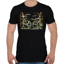 PRINTFASHION Bringa portál - Férfi póló - Fekete férfi póló