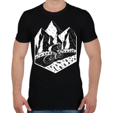 PRINTFASHION Bringás - Férfi póló - Fekete