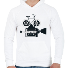 PRINTFASHION Bringás filmes - Férfi kapucnis pulóver - Fehér női pulóver, kardigán