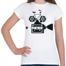 PRINTFASHION Bringás filmes - Női póló - Fehér női póló