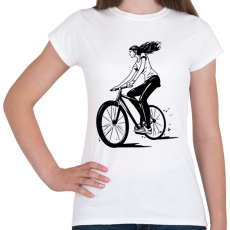 PRINTFASHION Bringás lány - Női póló - Fehér