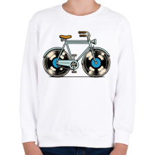 PRINTFASHION Bringás lemezen - Gyerek pulóver - Fehér gyerek pulóver, kardigán