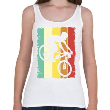 PRINTFASHION Bringás - Női atléta - Fehér női trikó