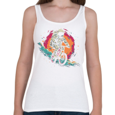 PRINTFASHION Bringás űrhajós - Női atléta - Fehér női trikó