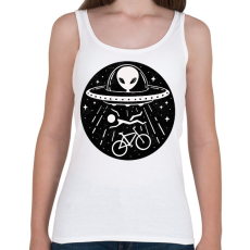 PRINTFASHION Bringás vs. UFO - Női atléta - Fehér