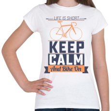 PRINTFASHION Bringázásra fel! - Női póló - Fehér