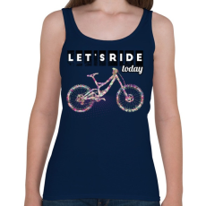 PRINTFASHION Bringázzunk - Női atléta - Sötétkék