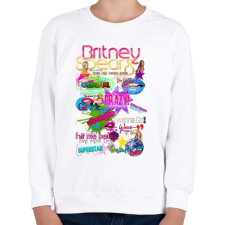 PRINTFASHION britney dreams - Gyerek pulóver - Fehér gyerek pulóver, kardigán