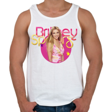 PRINTFASHION britney-fantasy2 - Férfi atléta - Fehér atléta, trikó