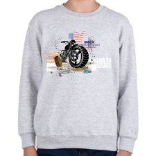 PRINTFASHION Brix Comptech - Gyerek pulóver - Sport szürke gyerek pulóver, kardigán