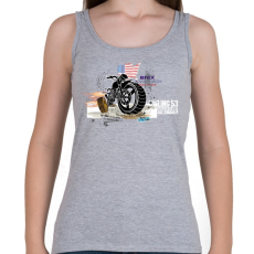 PRINTFASHION Brix Comptech - Női atléta - Sport szürke