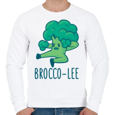 PRINTFASHION Brocco Lee - Férfi pulóver - Fehér