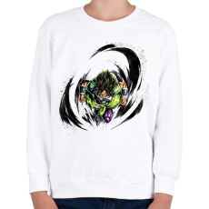 PRINTFASHION Broly - Gyerek pulóver - Fehér