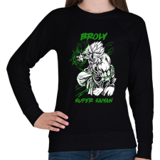 PRINTFASHION Broly - Női pulóver - Fekete női pulóver, kardigán