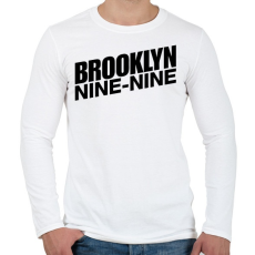 PRINTFASHION Brooklyn Nine-Nine - Férfi hosszú ujjú póló - Fehér