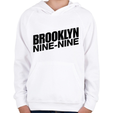 PRINTFASHION Brooklyn Nine-Nine - Gyerek kapucnis pulóver - Fehér