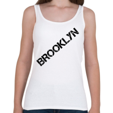 PRINTFASHION Brooklyn  - Női atléta - Fehér női trikó