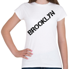 PRINTFASHION Brooklyn  - Női póló - Fehér
