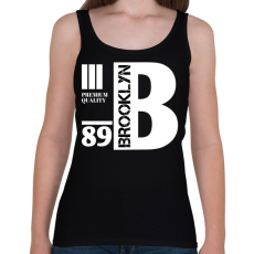 PRINTFASHION Brooklyn premium quality 89 - Női atléta - Fekete