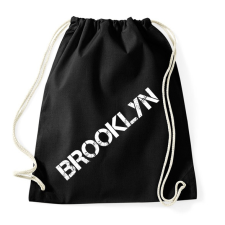PRINTFASHION Brooklyn - Sportzsák, Tornazsák - Fekete tornazsák