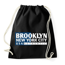 PRINTFASHION Brooklyn - Sportzsák, Tornazsák - Fekete tornazsák