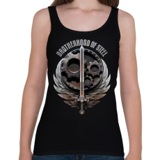 PRINTFASHION Brotherhood of Steel - Női atléta - Fekete