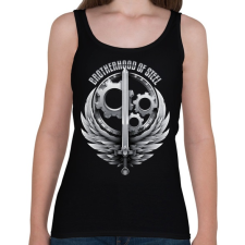 PRINTFASHION Brotherhood Reborn - Női atléta - Fekete női trikó