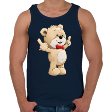 PRINTFASHION Brumi - Férfi atléta - Sötétkék atléta, trikó